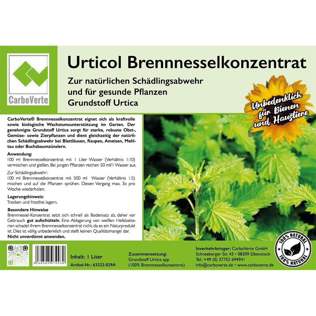 Artikelbild 2 des Artikels Brennnesselkonzentrat Premium Urticol Brennnesselkonzentrat Premium Urticol