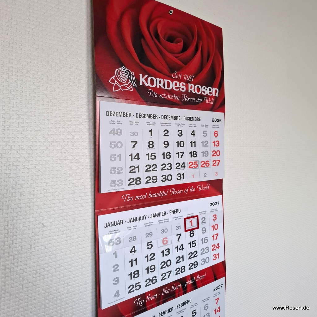4-Monatskalender "Kordes" 2027